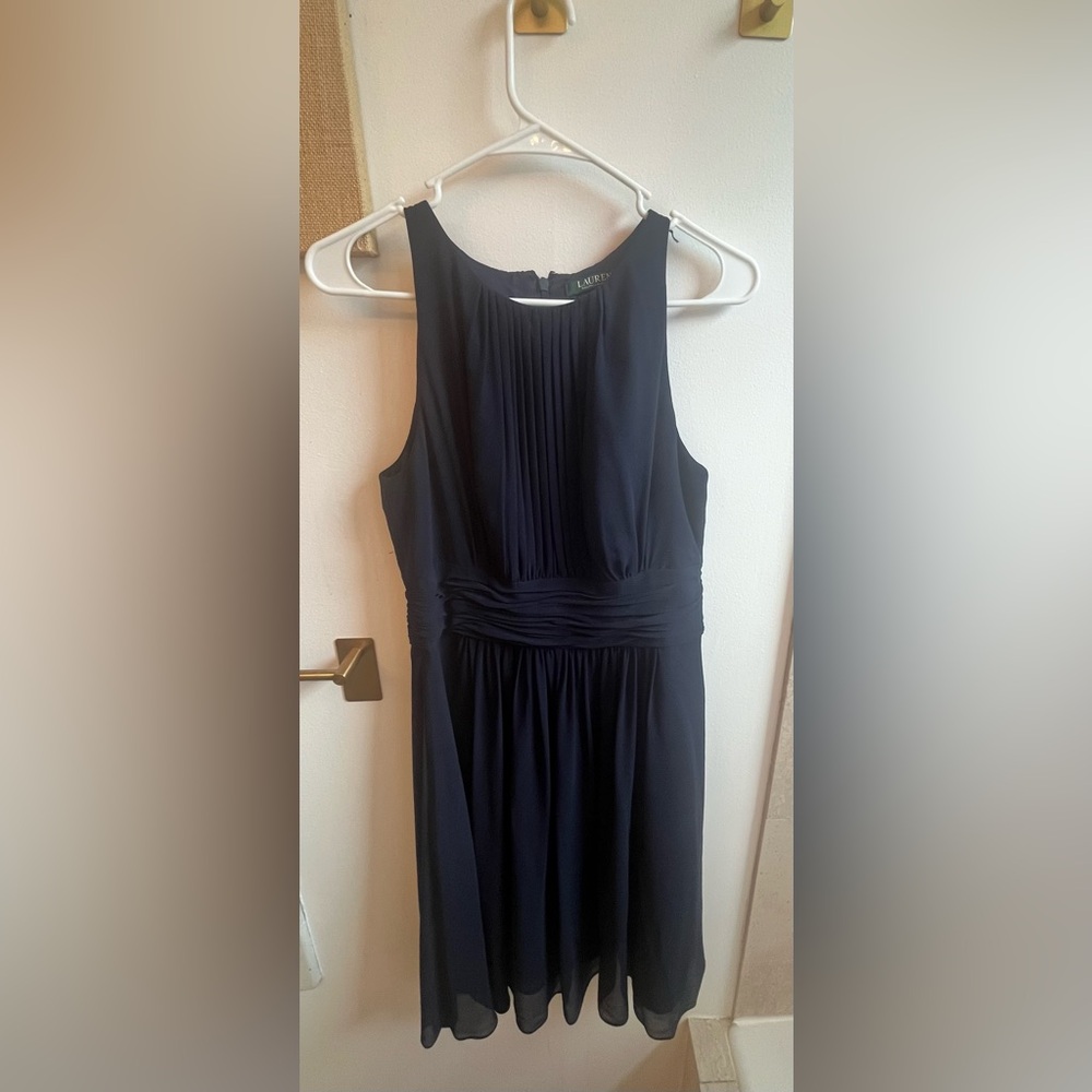 Lauren Ralph Lauren Navy Evening Gown
